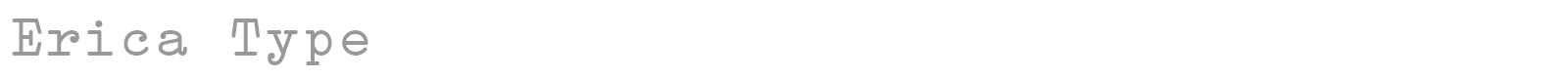 Erika Type font preview